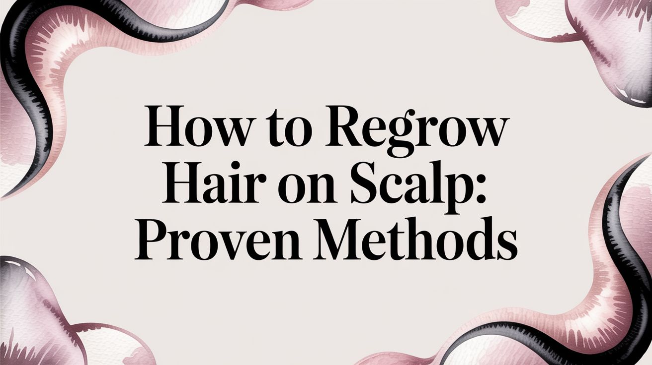 How To Regrow Hair On Scalp: Proven Methods