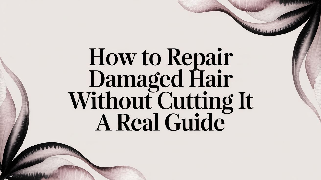 How to Repair Damaged Hair Without Cutting It: A Real Guide