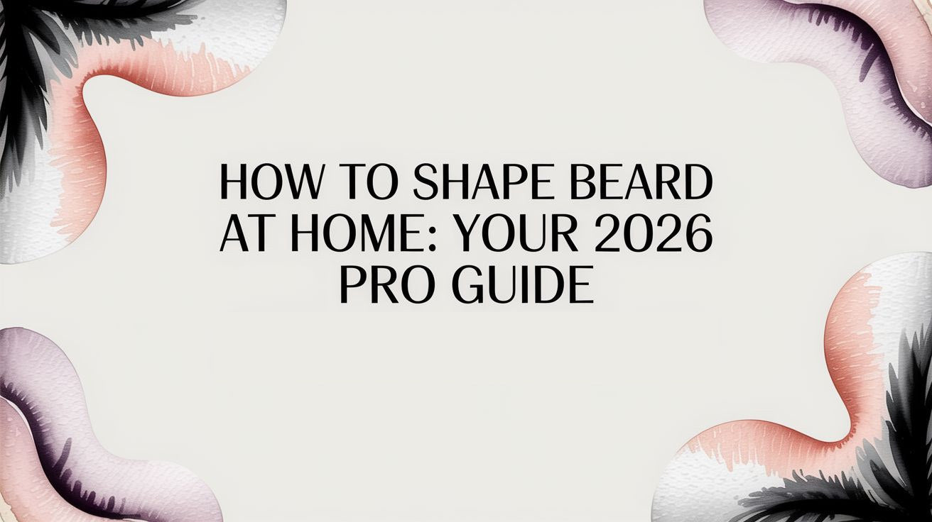 Title card: How to Shape Beard at Home, Your 2026 Pro Guide