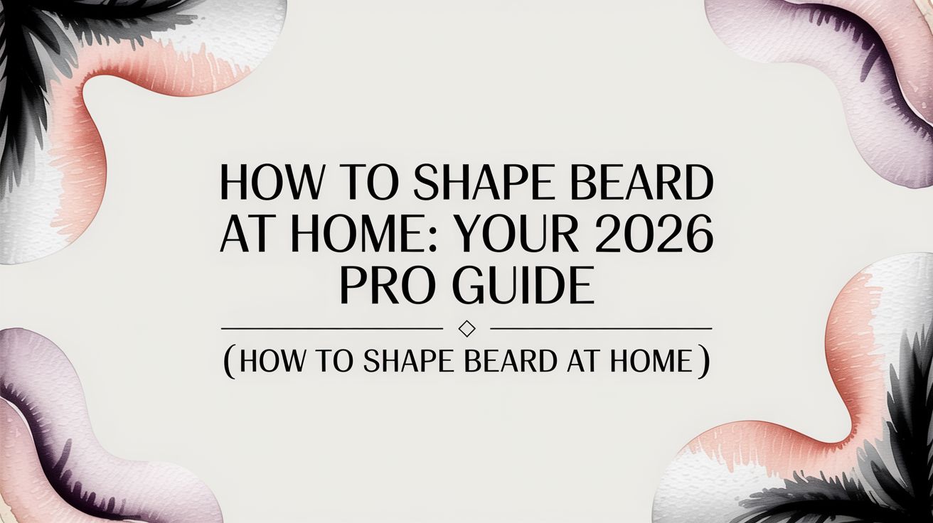 How to Shape a Beard at Home: Your 2024 Pro Guide
