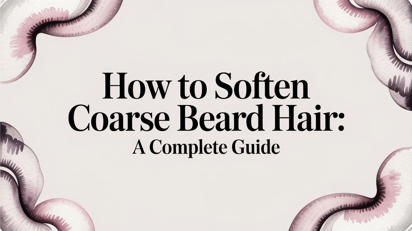 How to Soften Coarse Beard Hair: A Complete Guide
