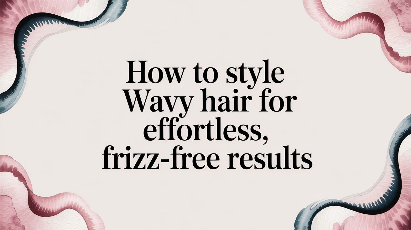How To Style Wavy Hair for Effortless, Frizz-Free Results