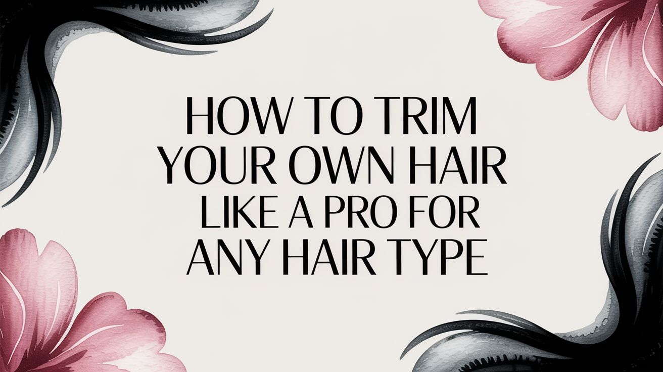 How to Trim Your Own Hair Like a Pro: A Step-by-Step Guide