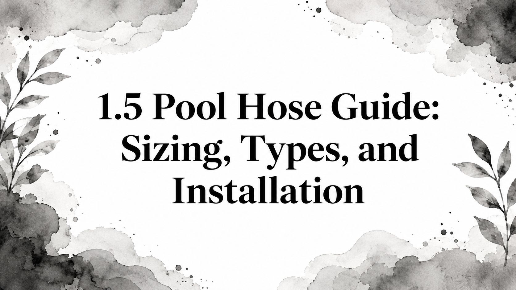 1.5 Pool Hose Guide: Sizing, Types, and Installation