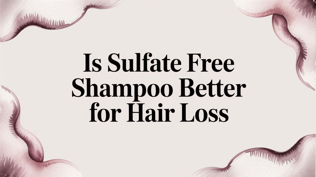 Is Sulfate Free Shampoo Better for Hair Loss