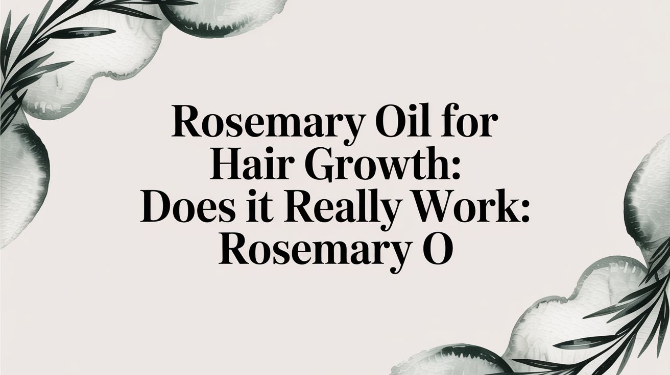 Rosemary Oil for Hair Growth Does It Really Work: Rosemary O