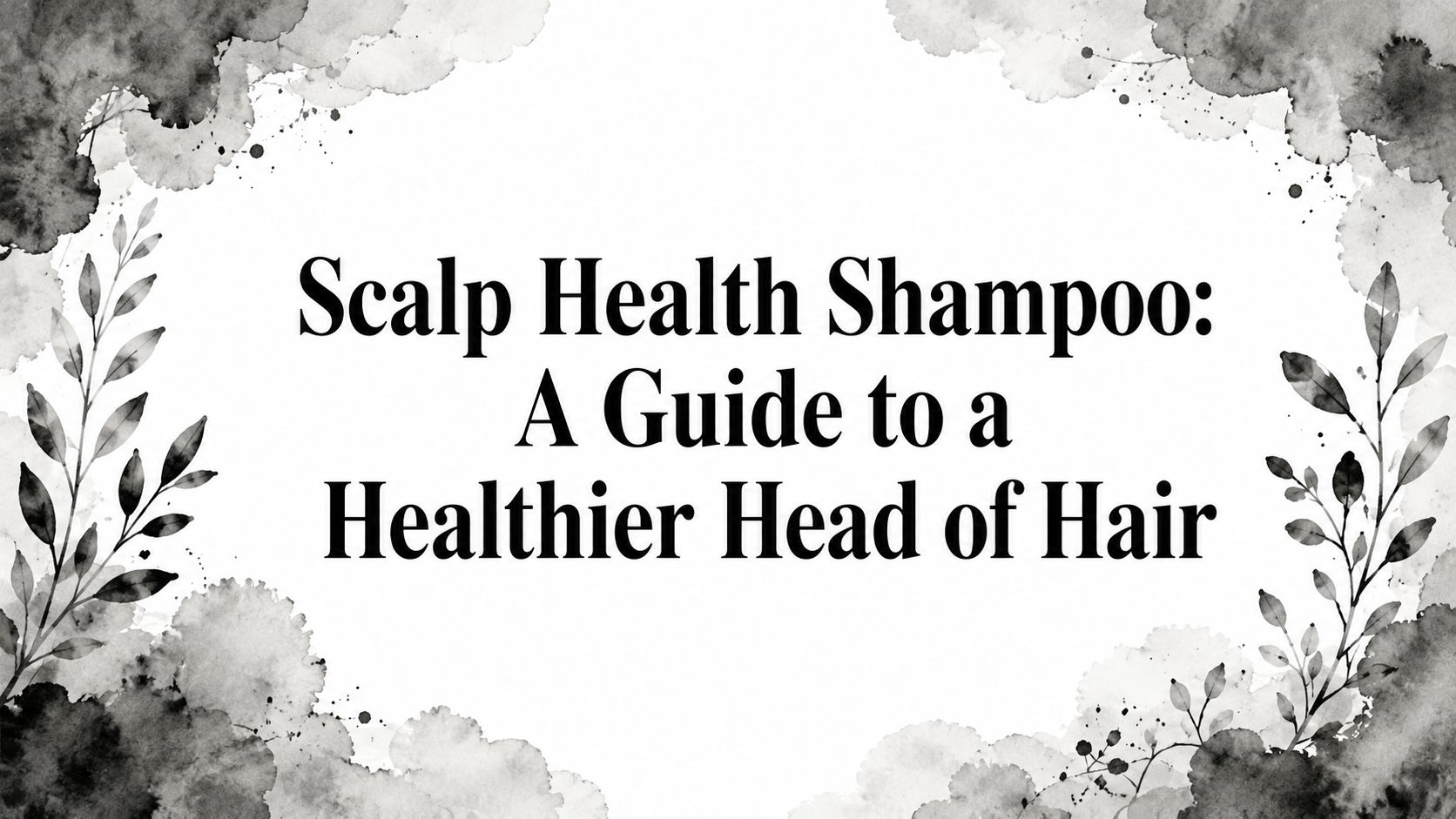 Scalp Health Shampoo: A Guide to a Healthier Head of Hair
