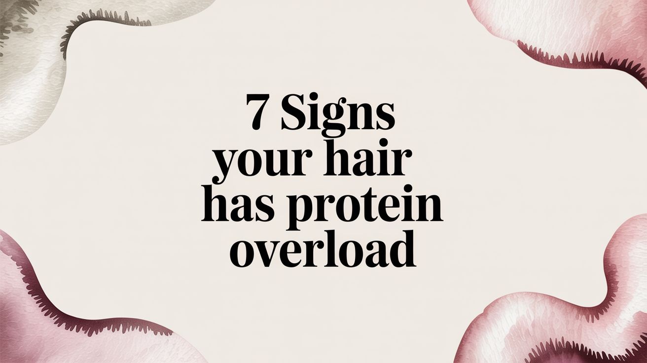 7 Signs Your Hair Has Protein Overload