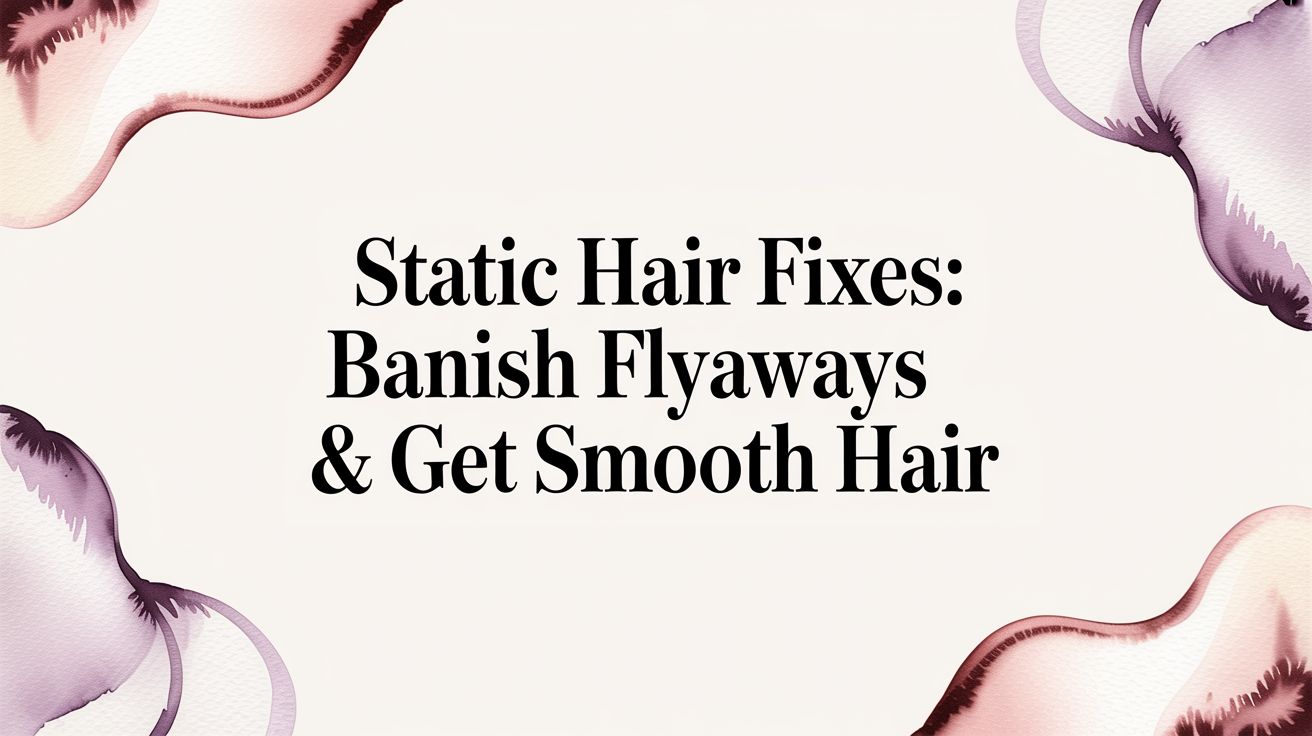 Static Hair Fixes: Banish Flyaways & Get Smooth Hair