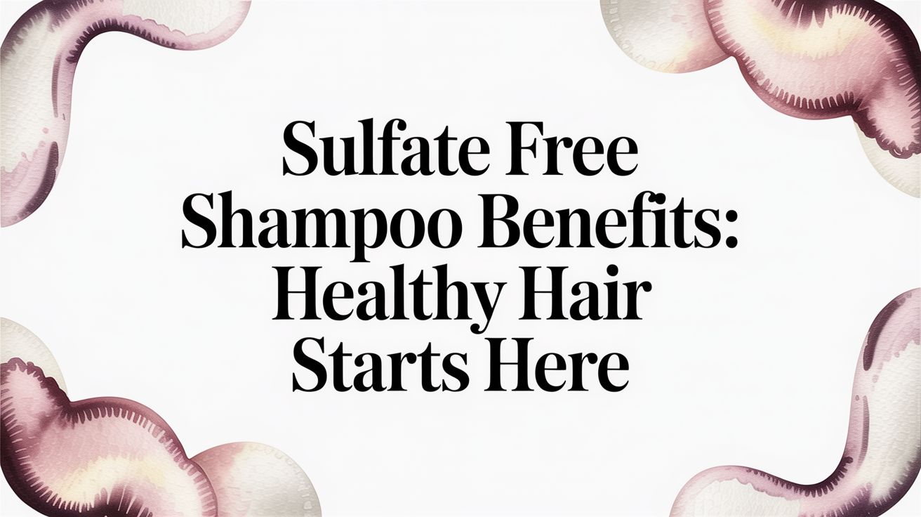 Sulfate Free Shampoo Benefits: Your Guide to Healthier Hair