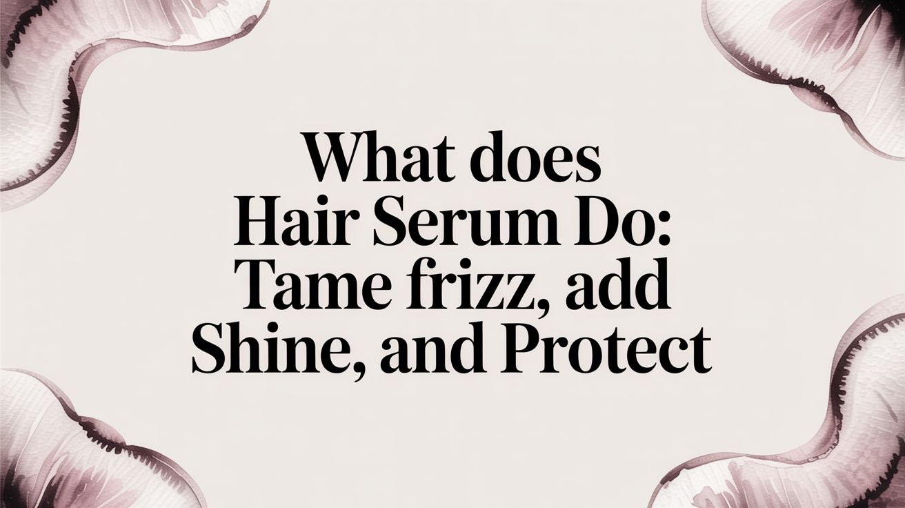 What Does Hair Serum Do: A Guide to Taming Frizz, Adding Shine, and Protecting Your Hair