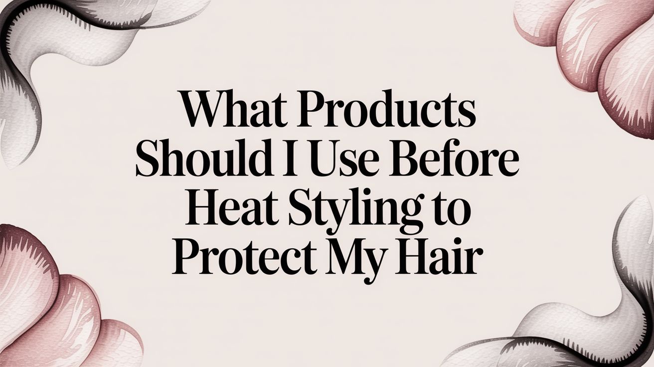What Products Should I Use Before Heat Styling to Protect My Hair?