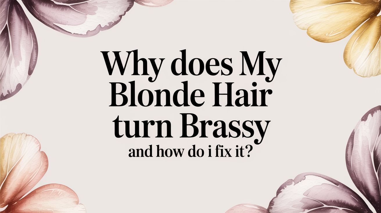 Why Does My Blonde Hair Turn Brassy And How Do I Fix It?