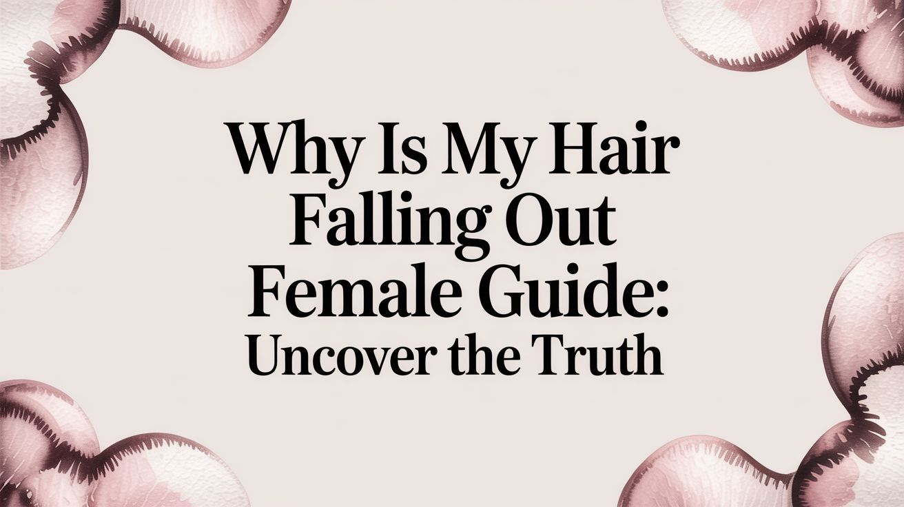 Why Is My Hair Falling Out Female Guide: A 2026 Guide to Causes and Solutions
