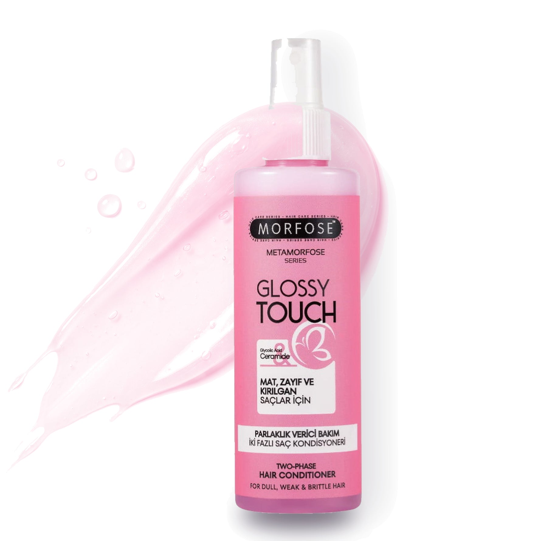 Morfose Metamorfose Glossy Touch Two-Phase Conditioner, 6.8 Fl. Oz. bottle