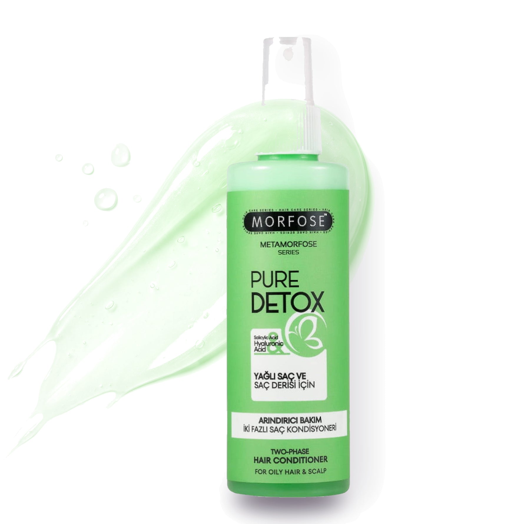 Morfose Metamorfose Pure Detox Two-Phase Conditioner, 6.8 Fl. Oz. bottle