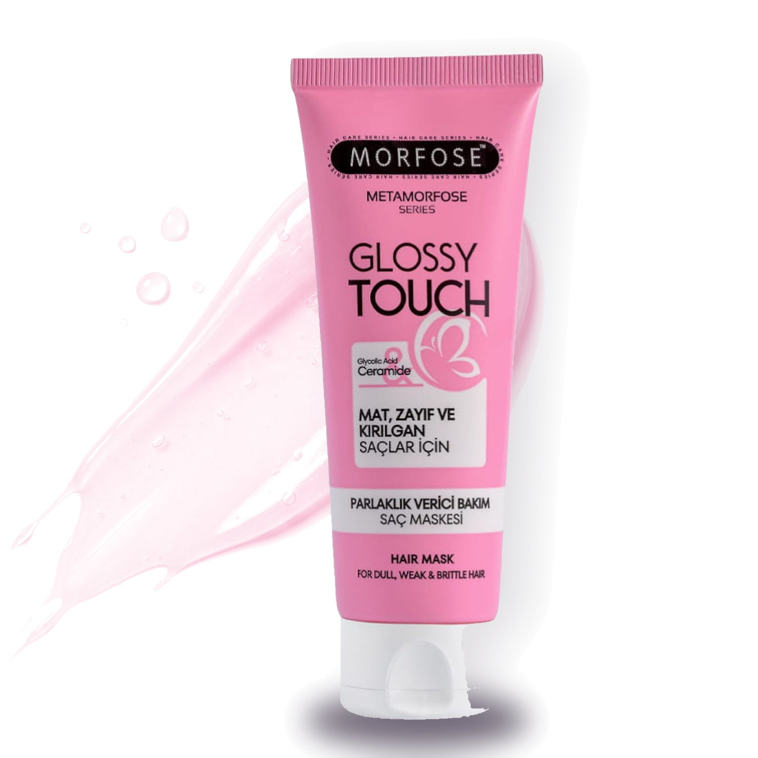 Morfose Metamorfose Glossy Touch Hair Mask, 2.5 Fl. Oz. bottle