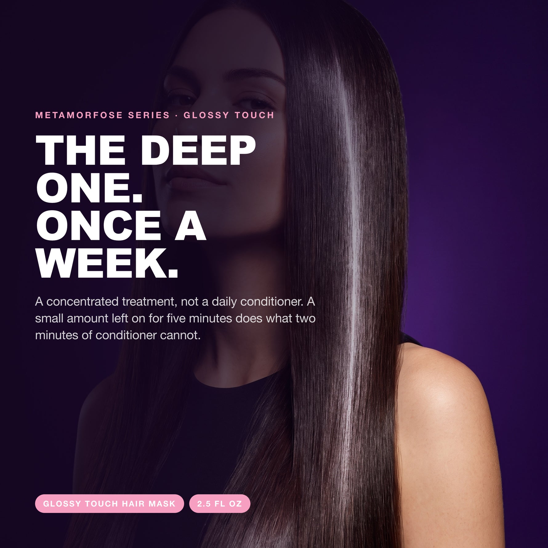 Morfose Metamorfose Glossy Touch Hair Mask for dull, weak, brittle hair