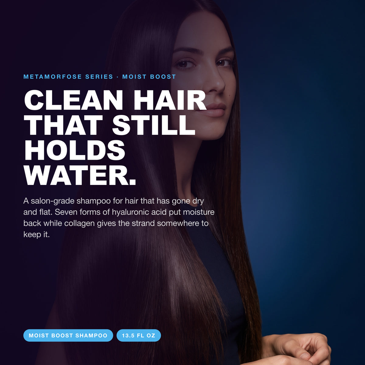 Morfose Metamorfose Moist Boost Shampoo for dry, lifeless hair