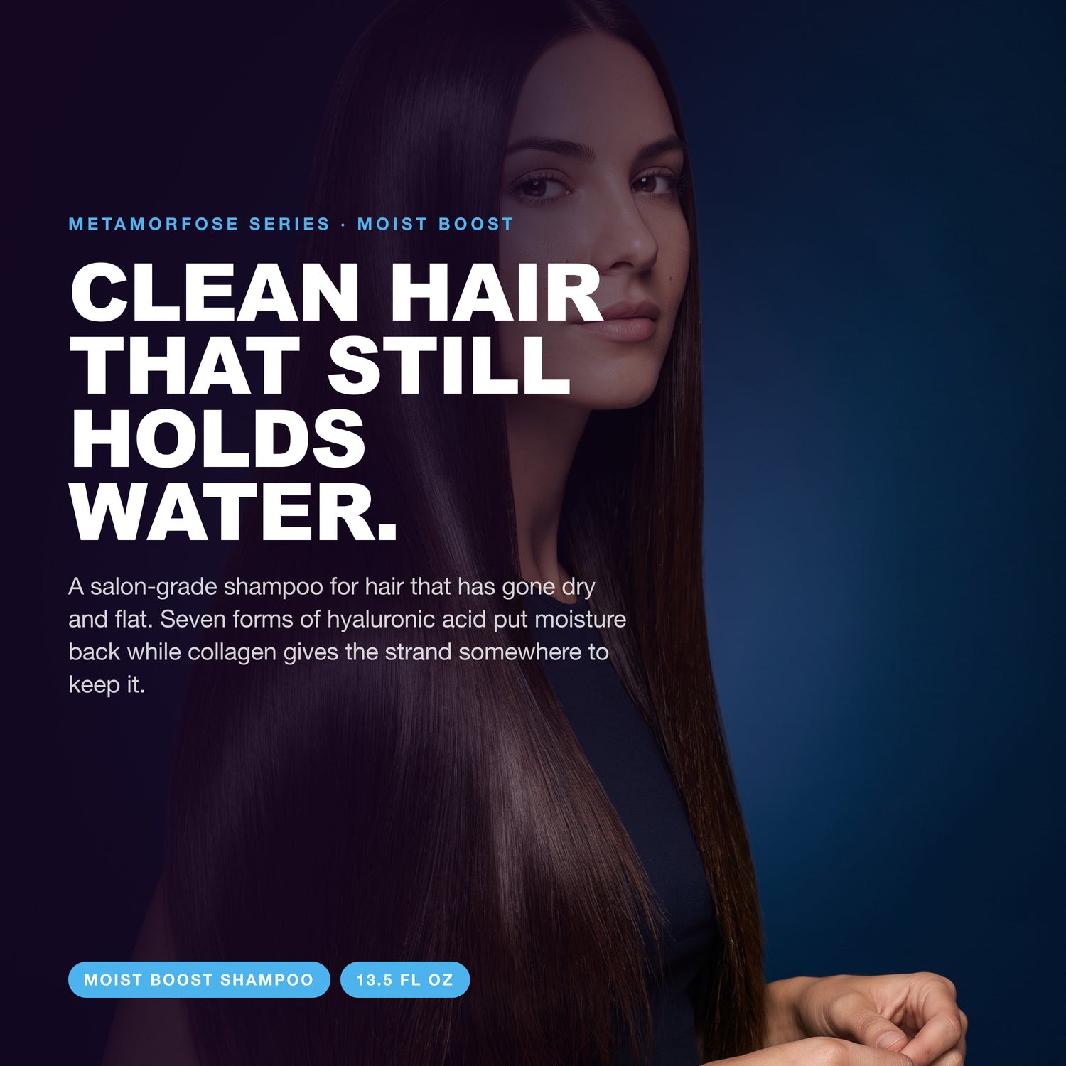 Morfose Metamorfose Moist Boost Shampoo for dry, lifeless hair