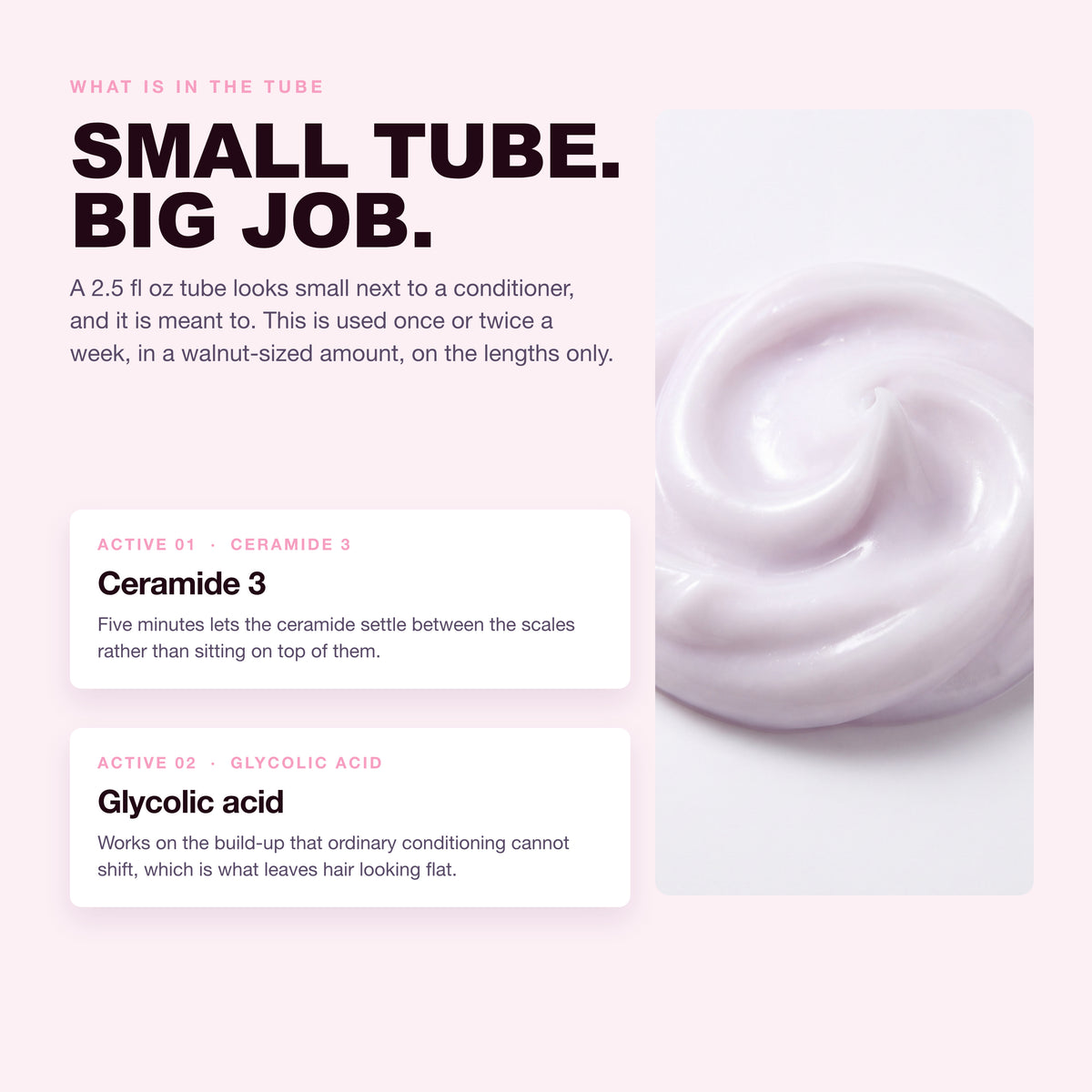 What is in Morfose Metamorfose Glossy Touch: ceramide 3 and glycolic acid