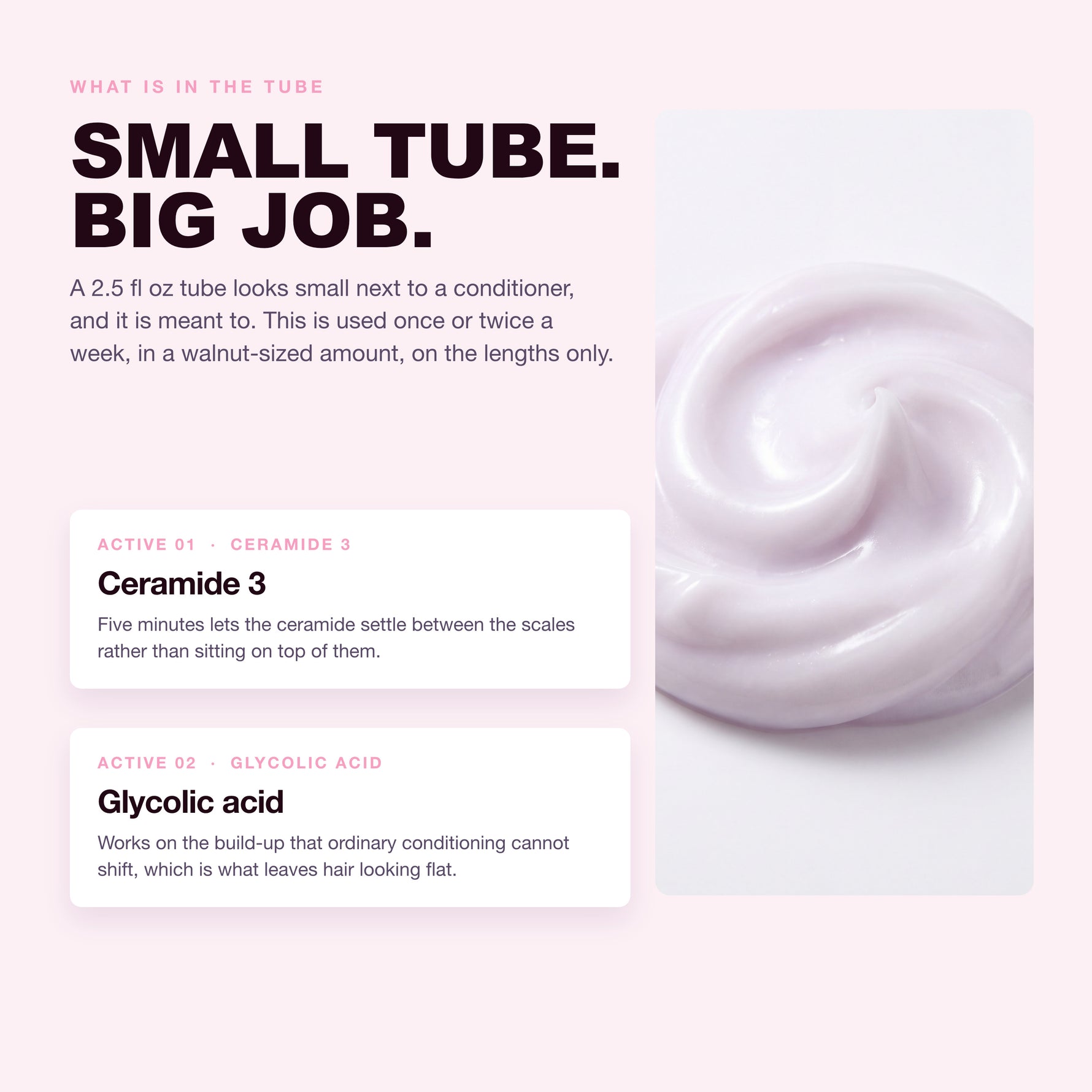 What is in Morfose Metamorfose Glossy Touch: ceramide 3 and glycolic acid