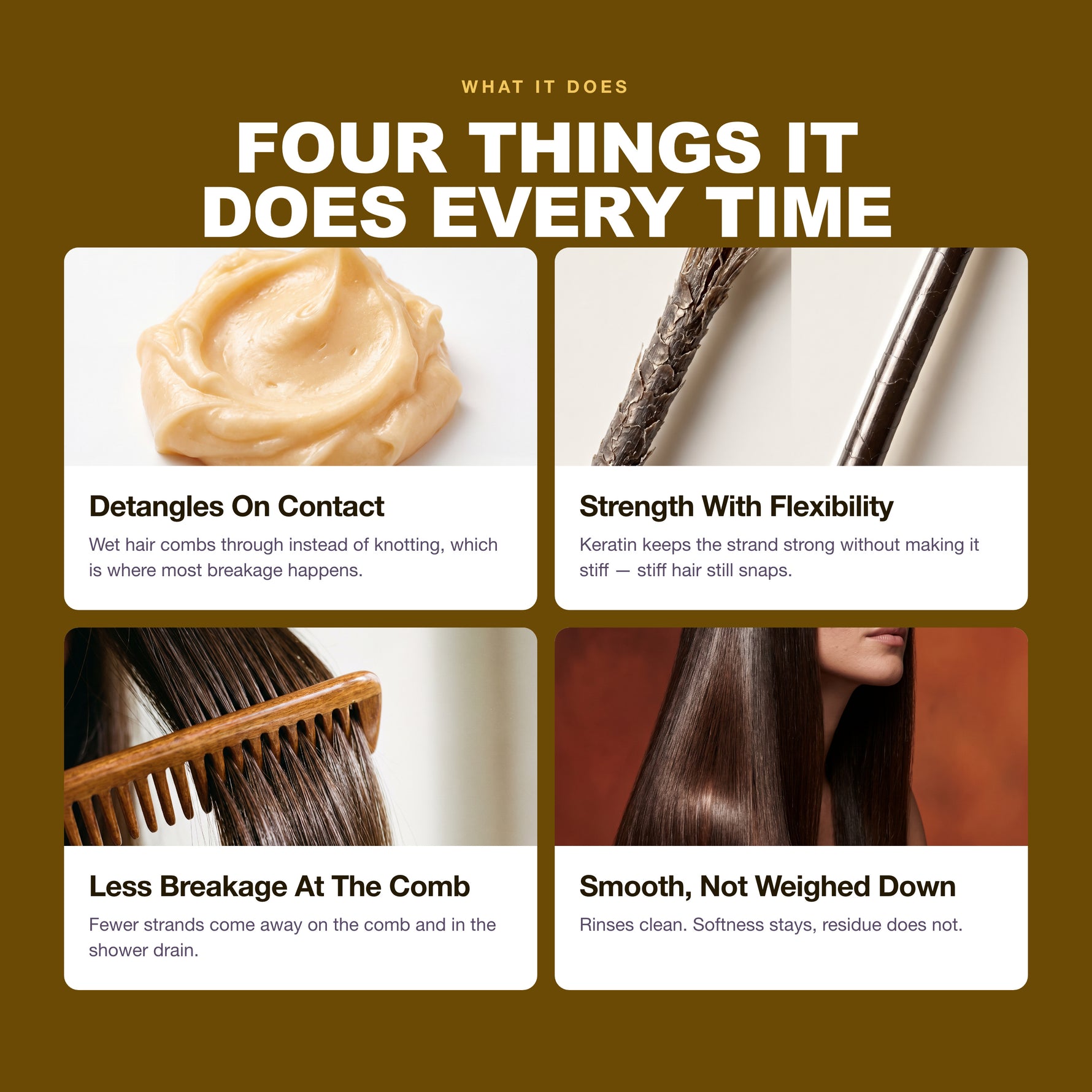 Four things the Morfose Bond Care Hair Conditioner does every time