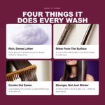 Four things the Morfose Glossy Touch Shampoo does every time
