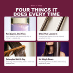 Four things the Morfose Glossy Touch Two-Phase Conditioner does every time