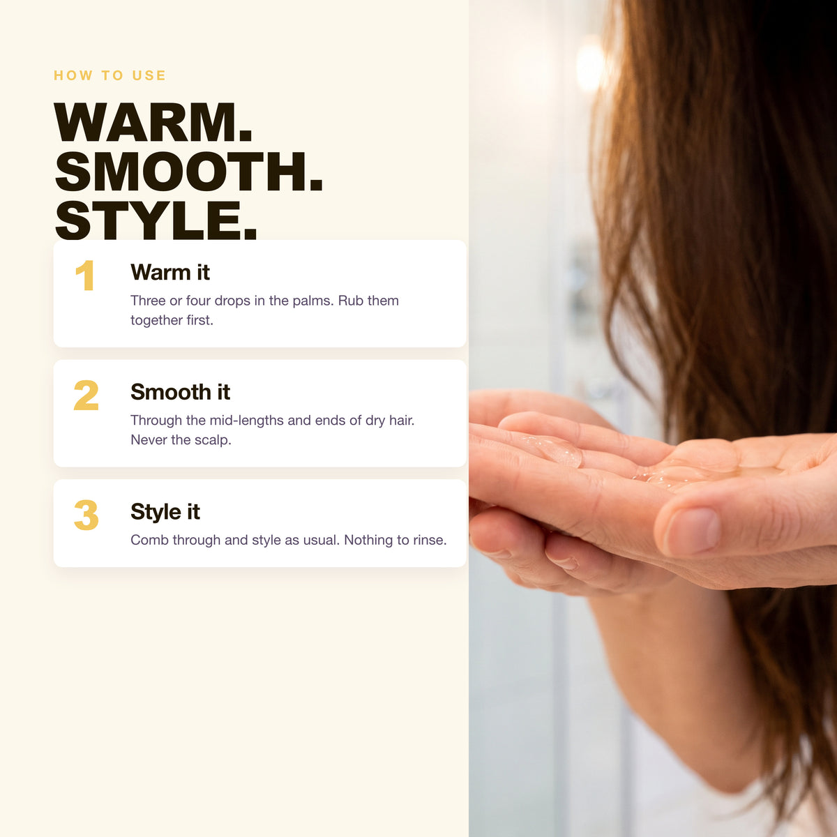 How to use Morfose Metamorfose Bond Care Hair Serum