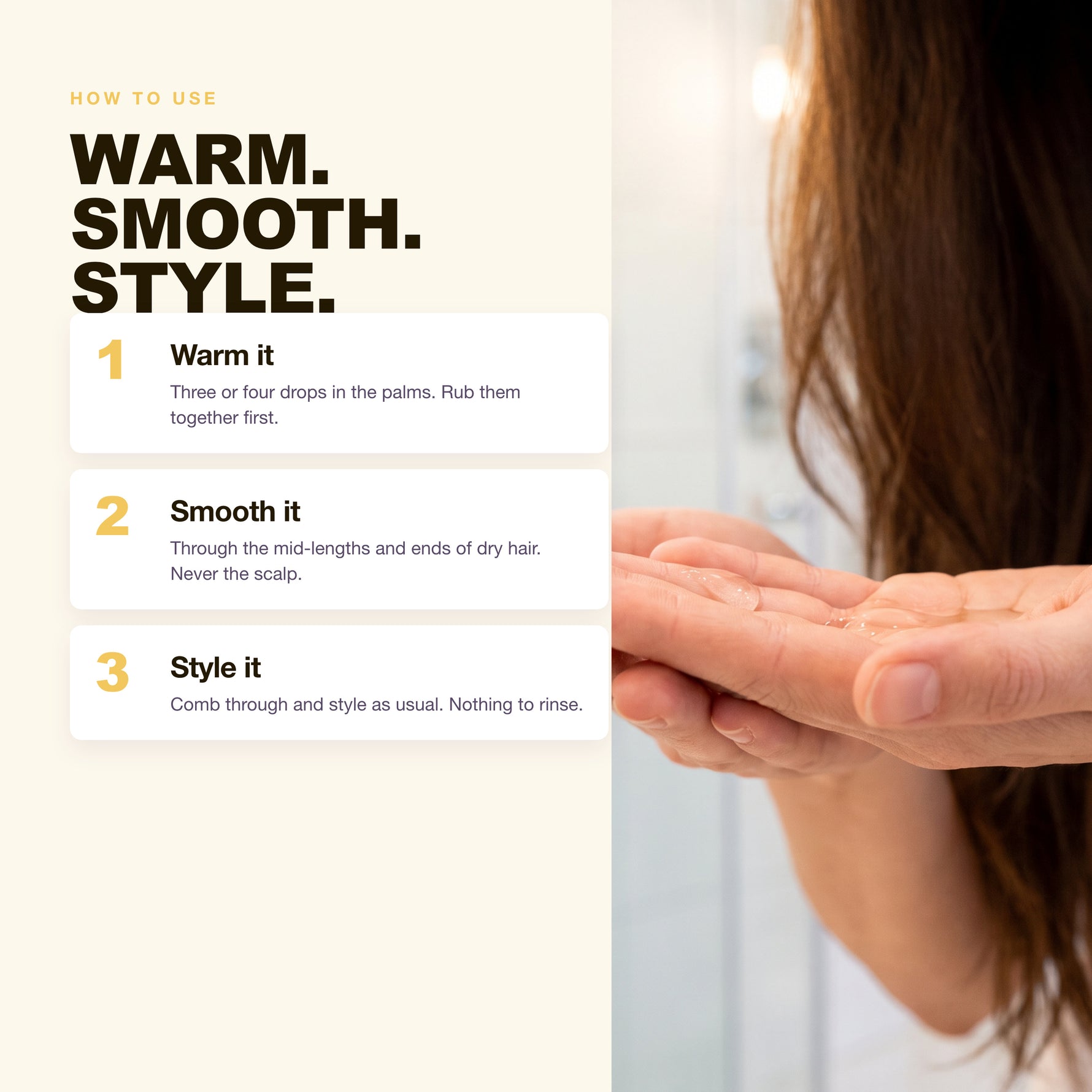How to use Morfose Metamorfose Bond Care Hair Serum