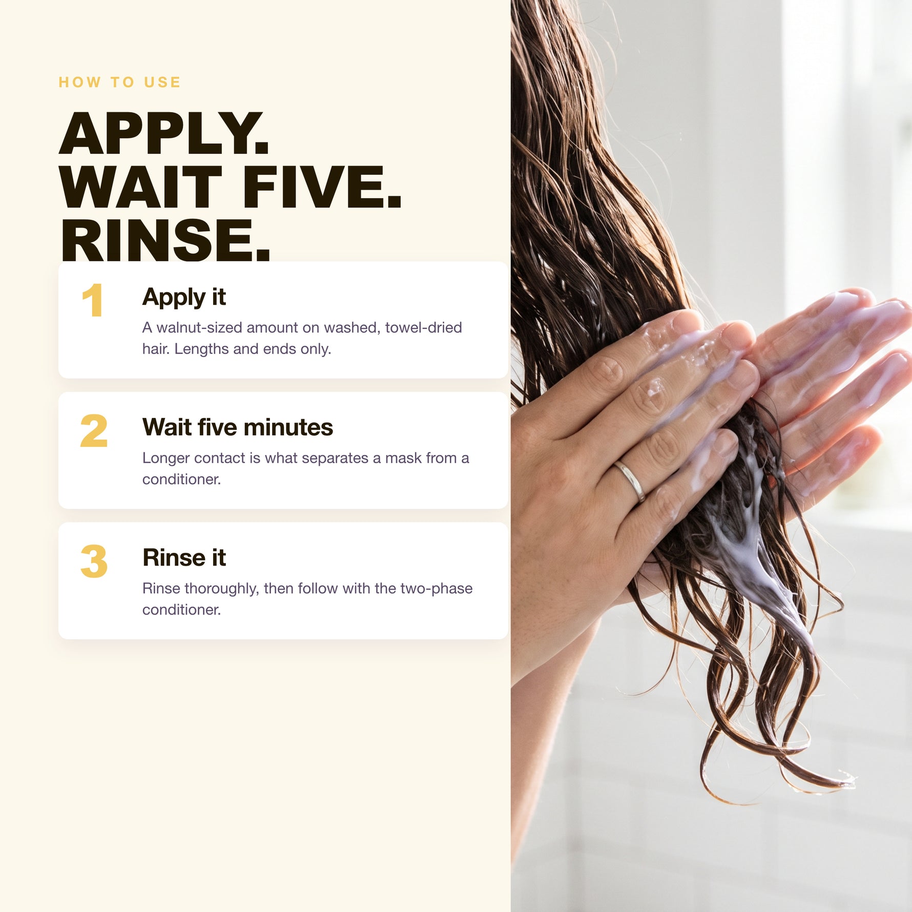 How to use Morfose Metamorfose Bond Care Hair Mask