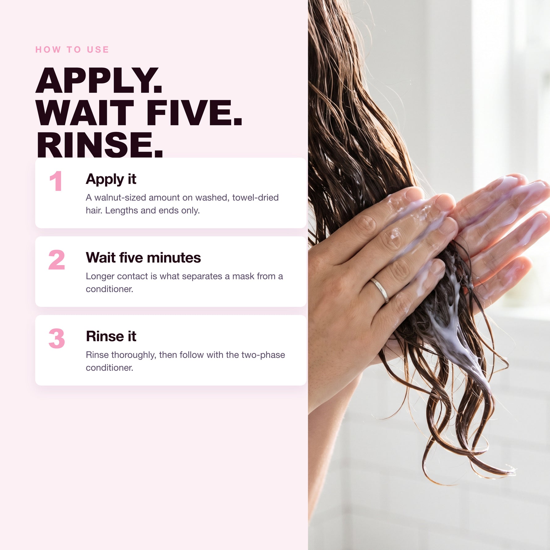 How to use Morfose Metamorfose Glossy Touch Hair Mask