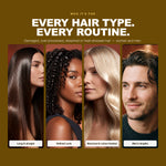Morfose Bond Care Hair Mask on straight, curly, bleached and men's hair