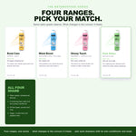 The four Morfose Metamorfose ranges, Pure Detox highlighted