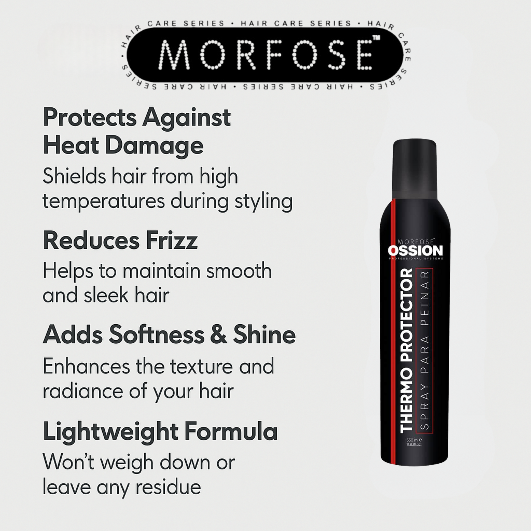 Ossion Thermo Protector Hair Spray-11.83 fl oz - The Morfose