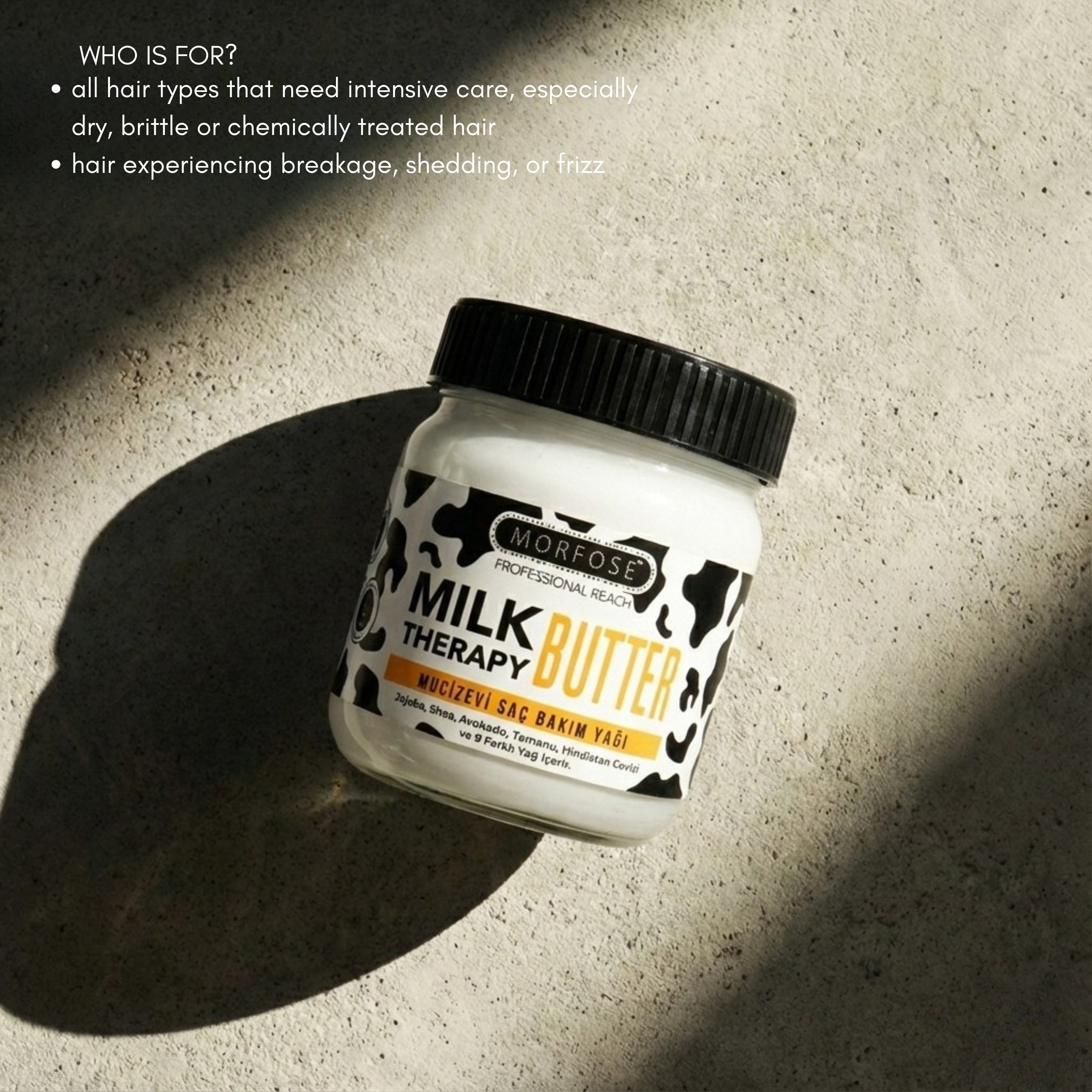 Morfose Milk Therapy Butter Cream Hair Oil, 6.76 Fl oz