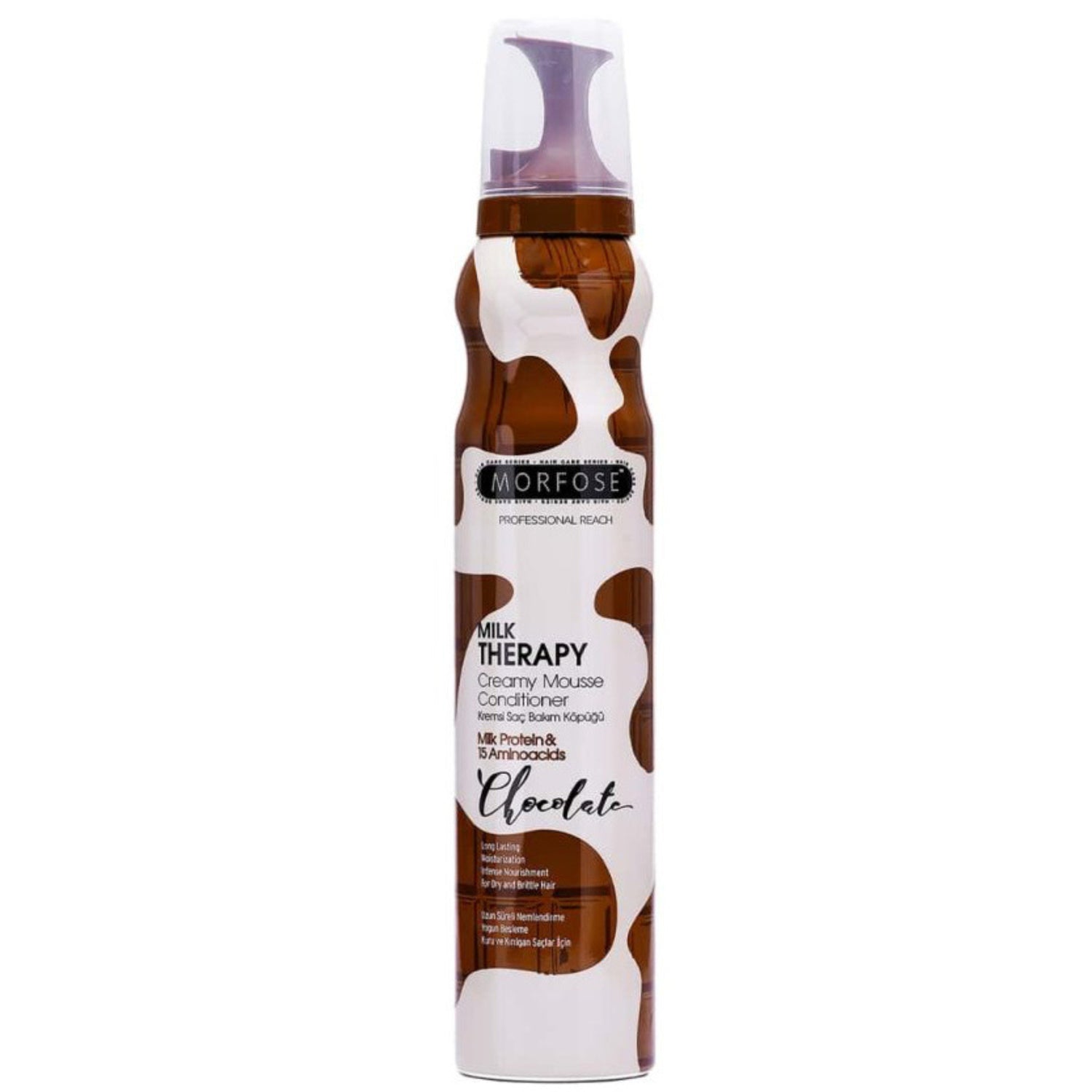 Morfose Milk Therapy Hair Mousse Chocolate, 6.76 Fl oz