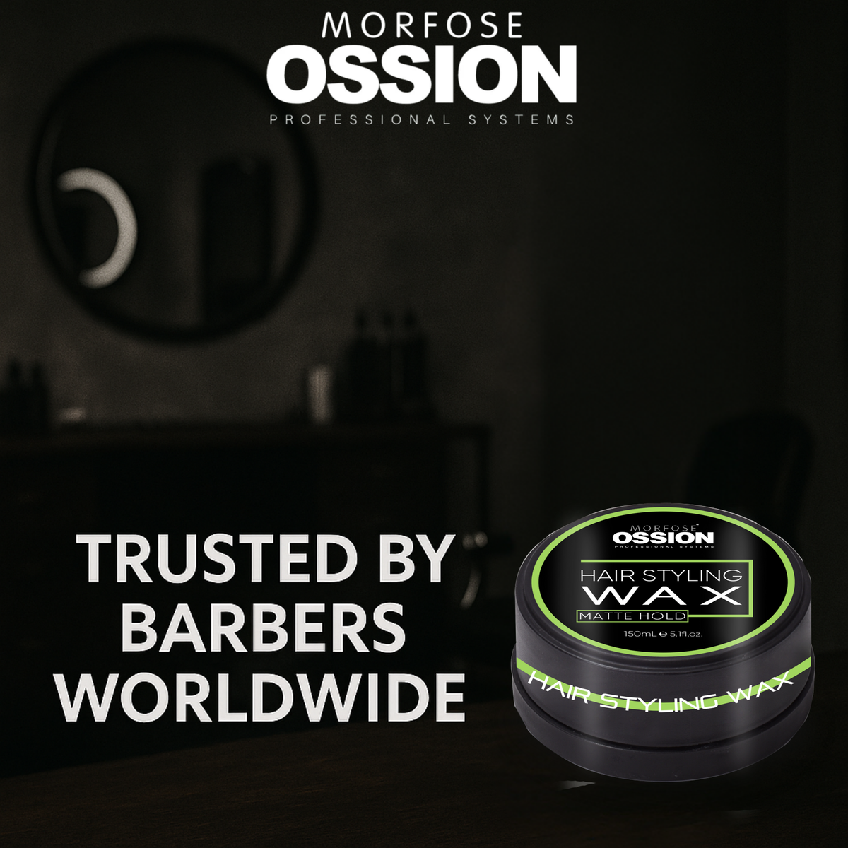 Morfose Ossion Premium Barber Matte Hold Hair Wax - The Morfose