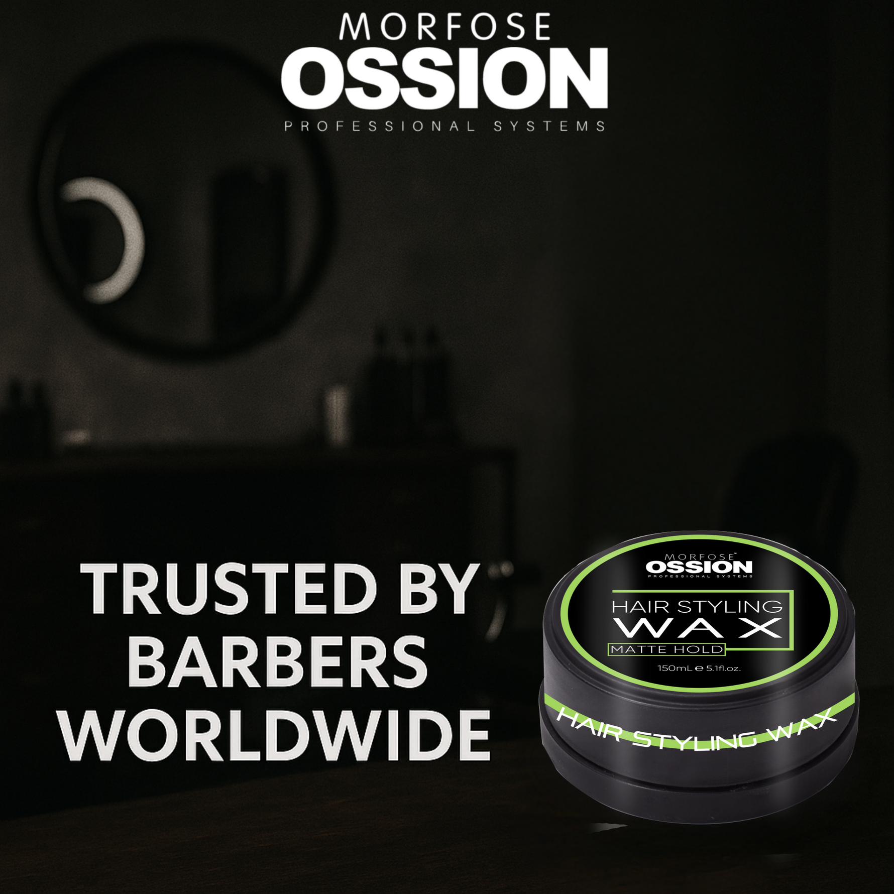 Morfose Ossion Premium Barber Matte Hold Hair Wax - The Morfose