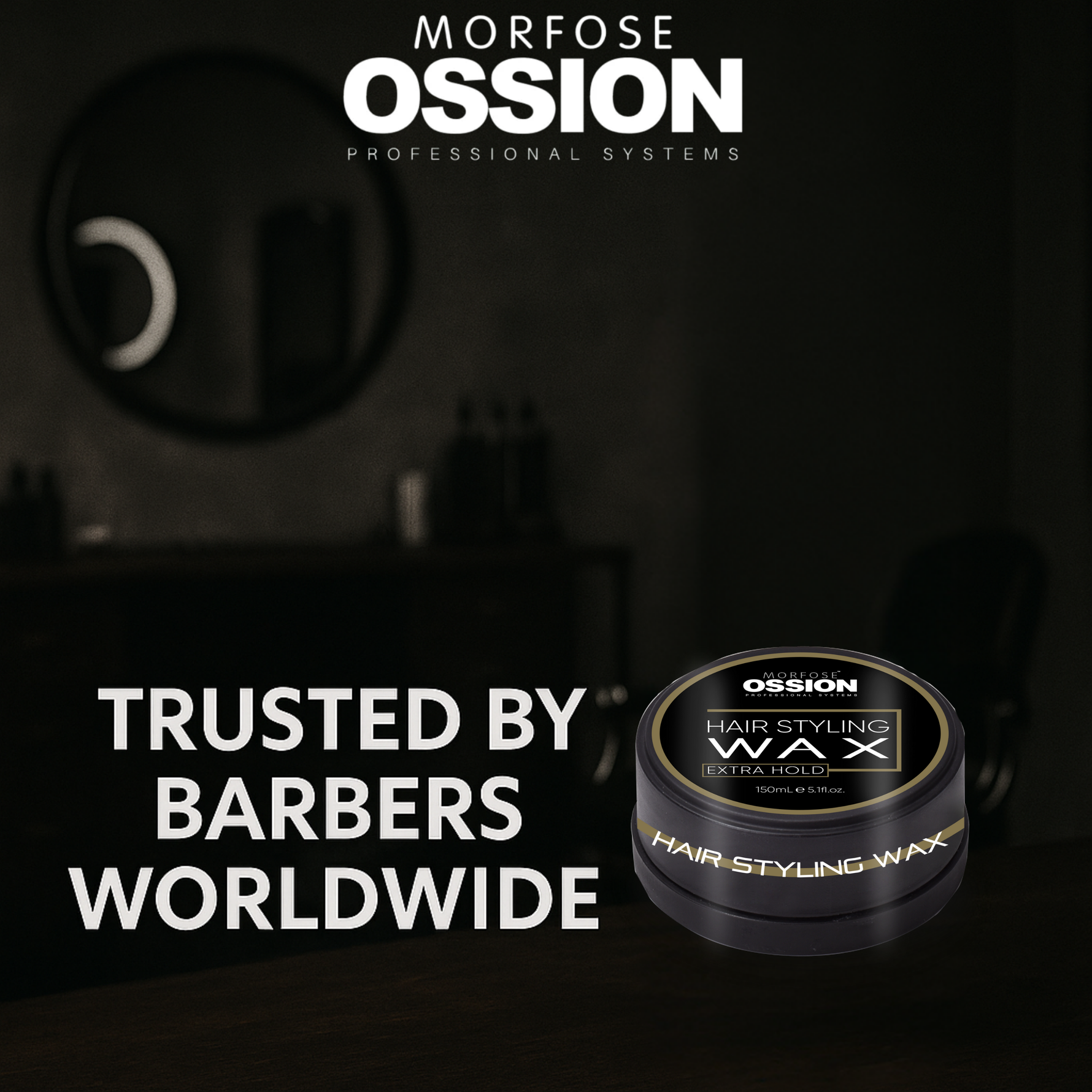 Morfose Ossion Premium Barber Extra Hold Hair Wax - The Morfose