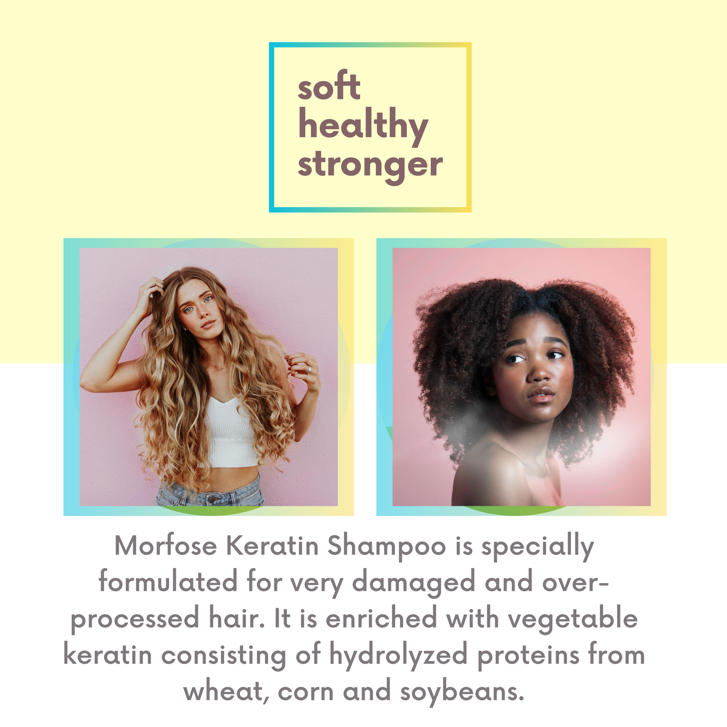 Morfose Professional Keratin Creamy Hair Shampoo for Dry, Damaged, or Brittle Strands, 12 Essential Amino Acids and Proteins, Repairs and Protects, fuller, healthier, softer look, Eliminates Dryness, Damage, and Split Ends, 1000 ml - themorfose