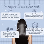 Morfose Keratin Hair Mask, Hair Mask for Dry Damaged Hair and Growth, Deep Conditioner for Dry Damaged Hair, Deep Conditioner, Hair Treatment for Dry Damaged Hair, Hair Moisturizer, 16.9fl oz - themorfose
