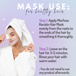 Morfose Keratin Hair Mask, Hair Mask for Dry Damaged Hair and Growth, Deep Conditioner for Dry Damaged Hair, Deep Conditioner, Hair Treatment for Dry Damaged Hair, Hair Moisturizer, 16.9fl oz - themorfose