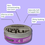 Morfose Aqua Hair Gel Wax with Extra Strong Hold Max Shining, Manage Flyaways, Braids, and Curls, Professional Hair Styling for Women and Men, 5.92 fl. oz. - themorfose