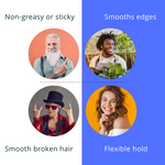 Morfose Professional Ultra Aqua Hair Wax with Extra Strong Hold, All Day Long, Hair Wax for Women and Men, Edge Wax, Gel Wax, Manage Flyaways, and Curls, Barra de Cera para el Cabello, 5.92 fl. oz. - themorfose