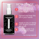 Morfose Ossion Keratin Hair Serum, Silky-smooth and Manageable Locks, Promotes Shiny, Healthy and Strong Hair, Reduces Frizz, Split-Ends and Breakage, 2,54 Fl oz - themorfose