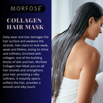 Morfose Professional Collagen Hair Mask for Dry, Damaged or Brittle Hair, Restores and Nourishes, Infused with Natural Collagen and Vitamins, Softens and Smoothens, 16.91 Fl oz - themorfose