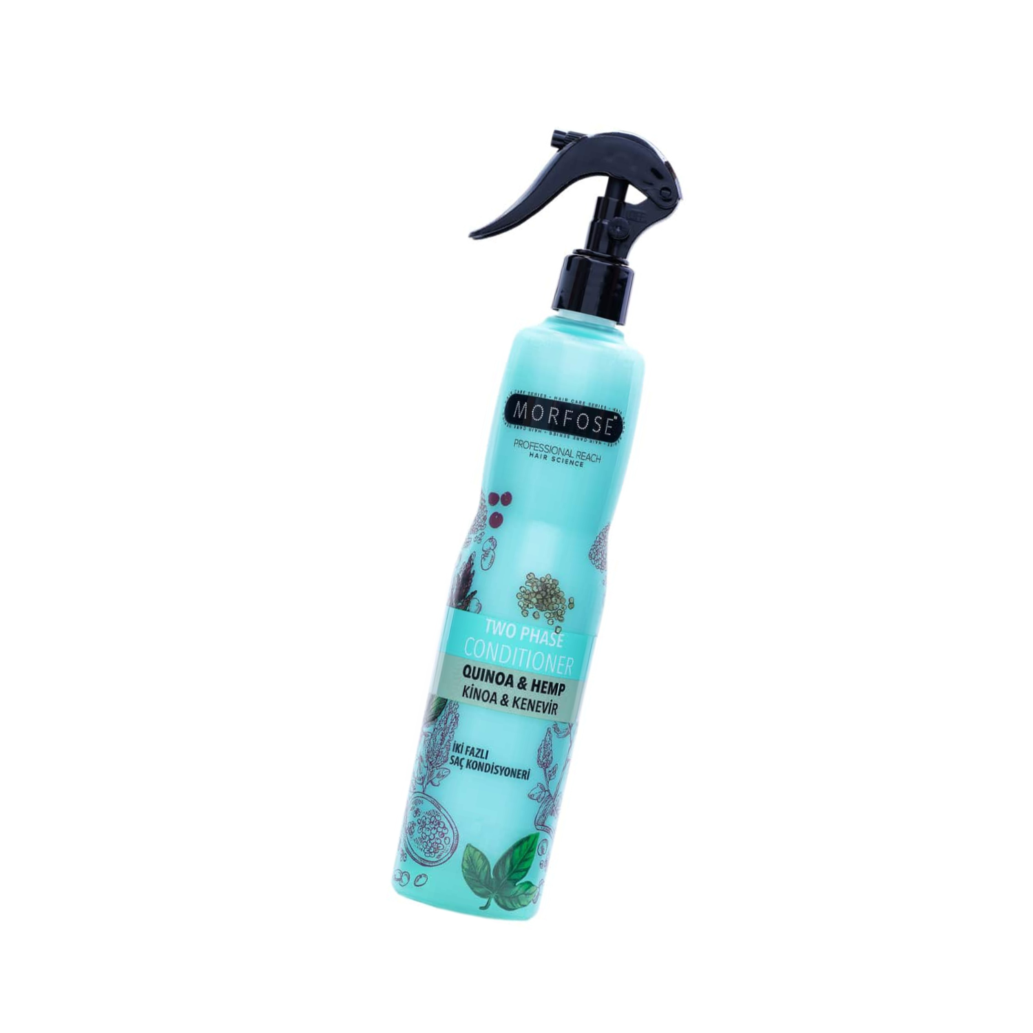 Morfose Two Phase Conditioner Quinoa & Hemp, 13.52 Fl Oz