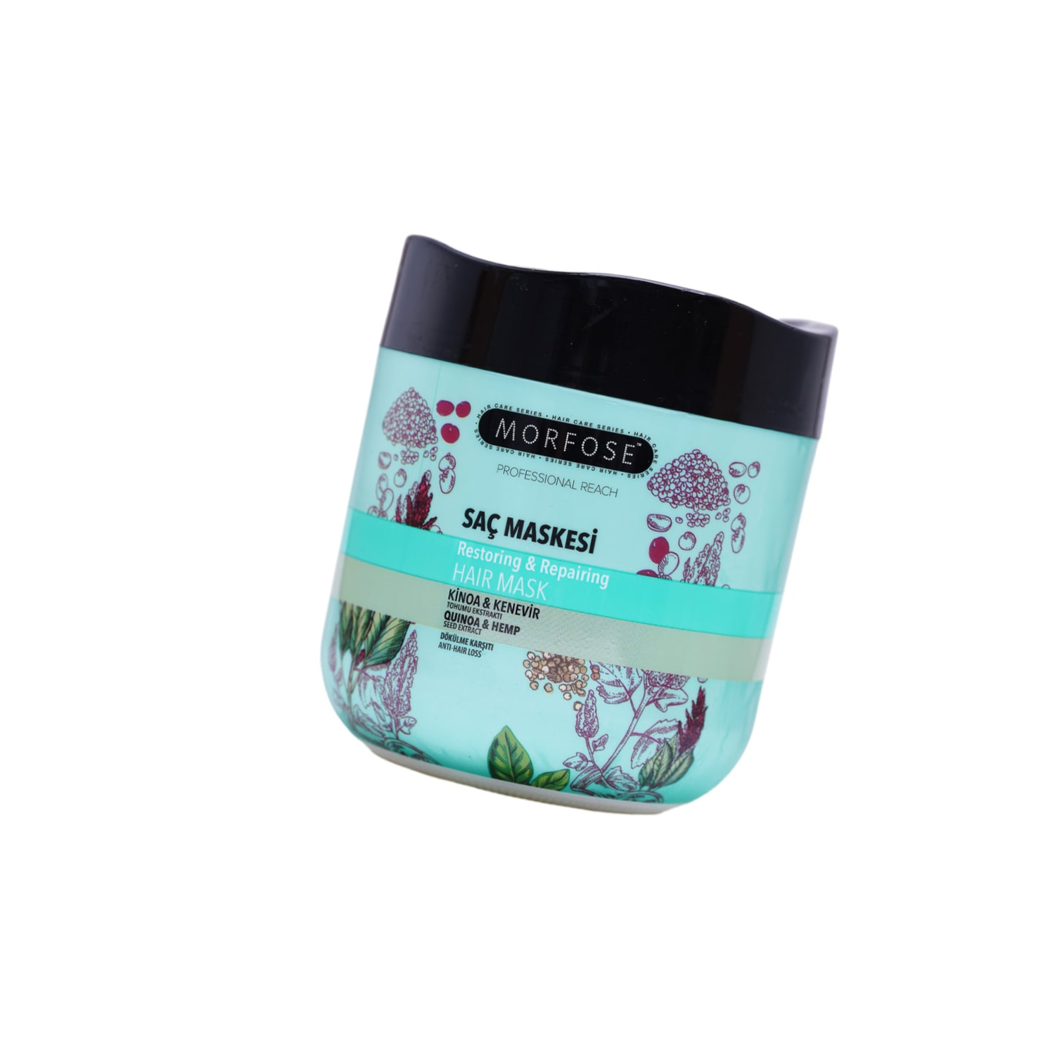 Morfose Quinoa & Hemp Hair Mask, 16.9 Fl Oz